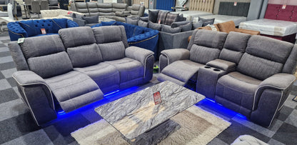 Hannah 3+2 Electric Recliner Sofa Set – view 2