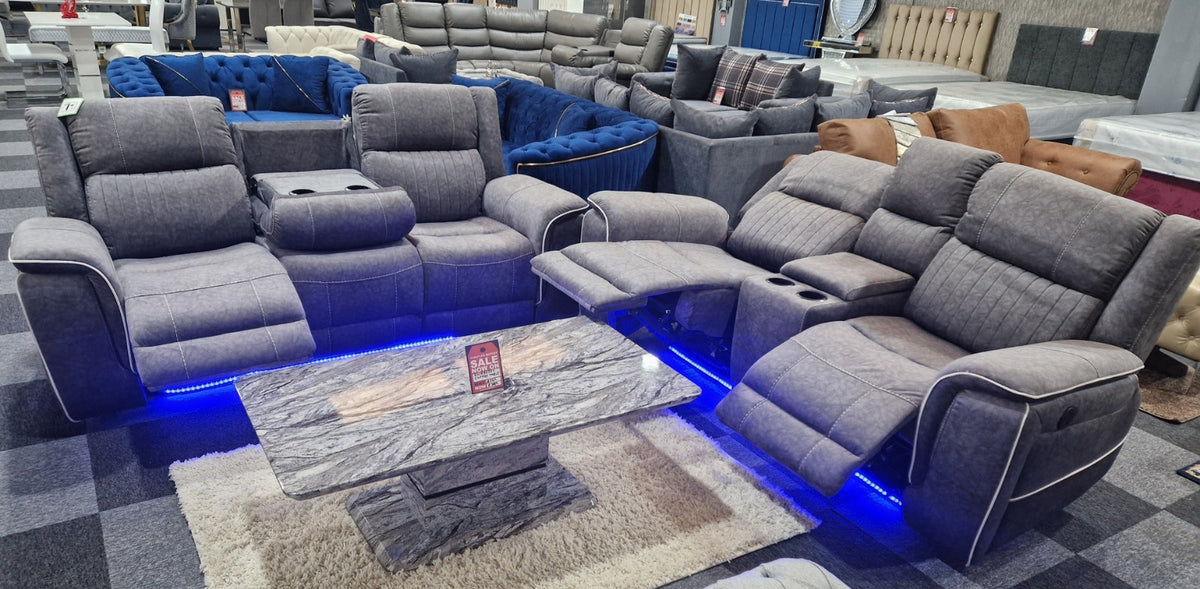 Hannah 3+2 Electric Recliner Sofa Set – view 3