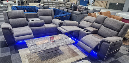 Hannah 3+2 Electric Recliner Sofa Set – view 3