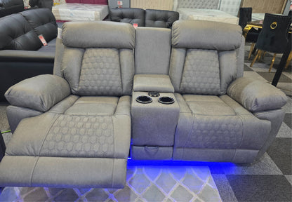 Carlisle 3+2 Electric Recliner Sofa Set – view 18