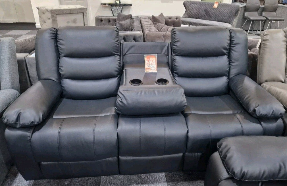 Roma 3+2 Manual Recliner Sofa Set – view 5