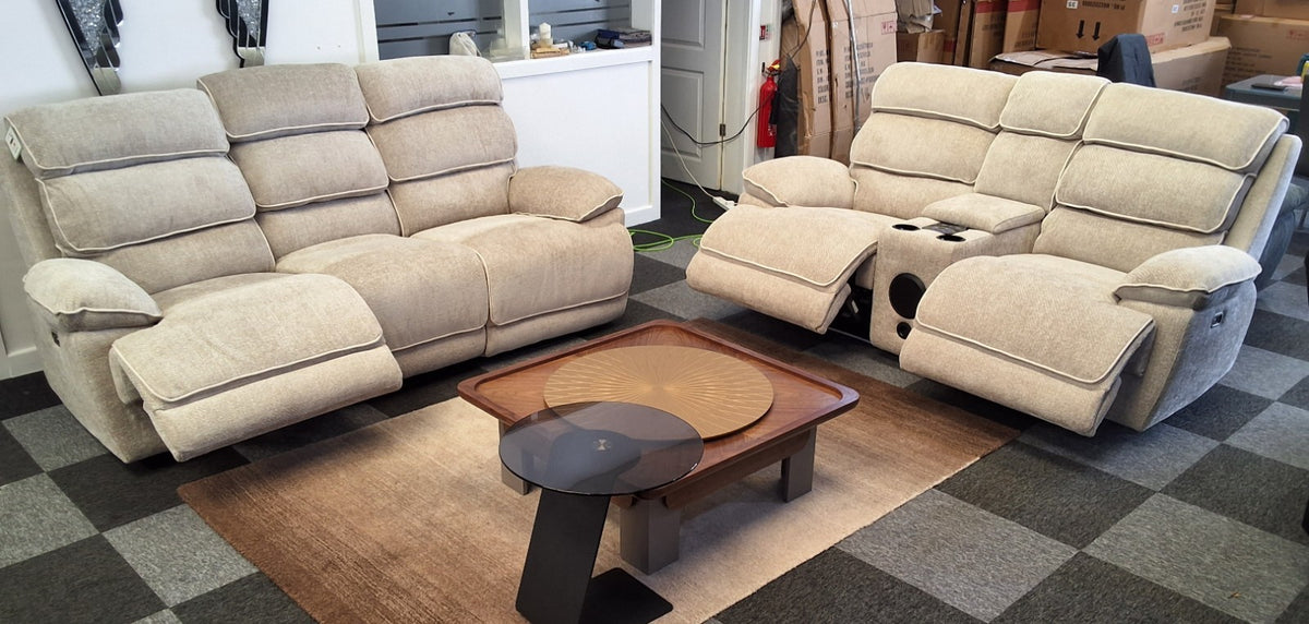 Lakeland Music 3+2 Electric Recliner Sofa Set – view 18